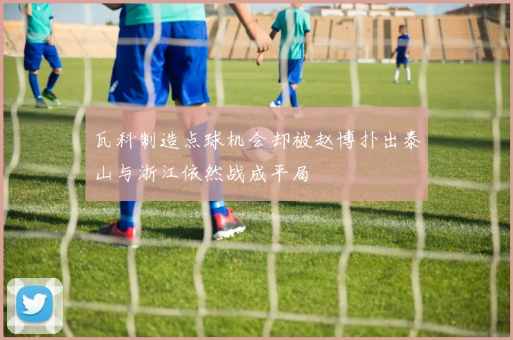 瓦科制造点球机会却被赵博扑出泰山与浙江依然战成平局